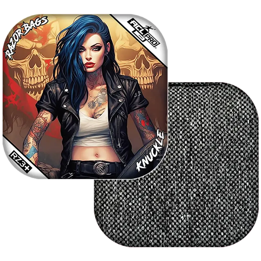 Knuckle | Woman Skulls | ACL PRO Razor Cornhole Bags