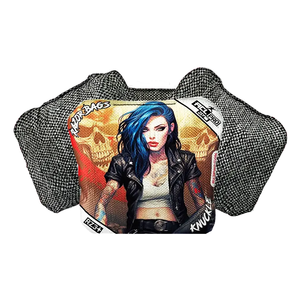 Knuckle | Woman Skulls | ACL PRO Razor Cornhole Bags