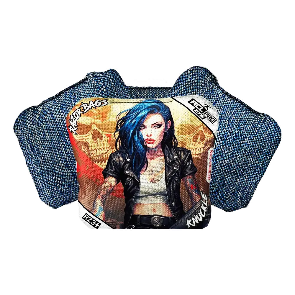 Knuckle | Woman Skulls | ACL PRO Razor Cornhole Bags