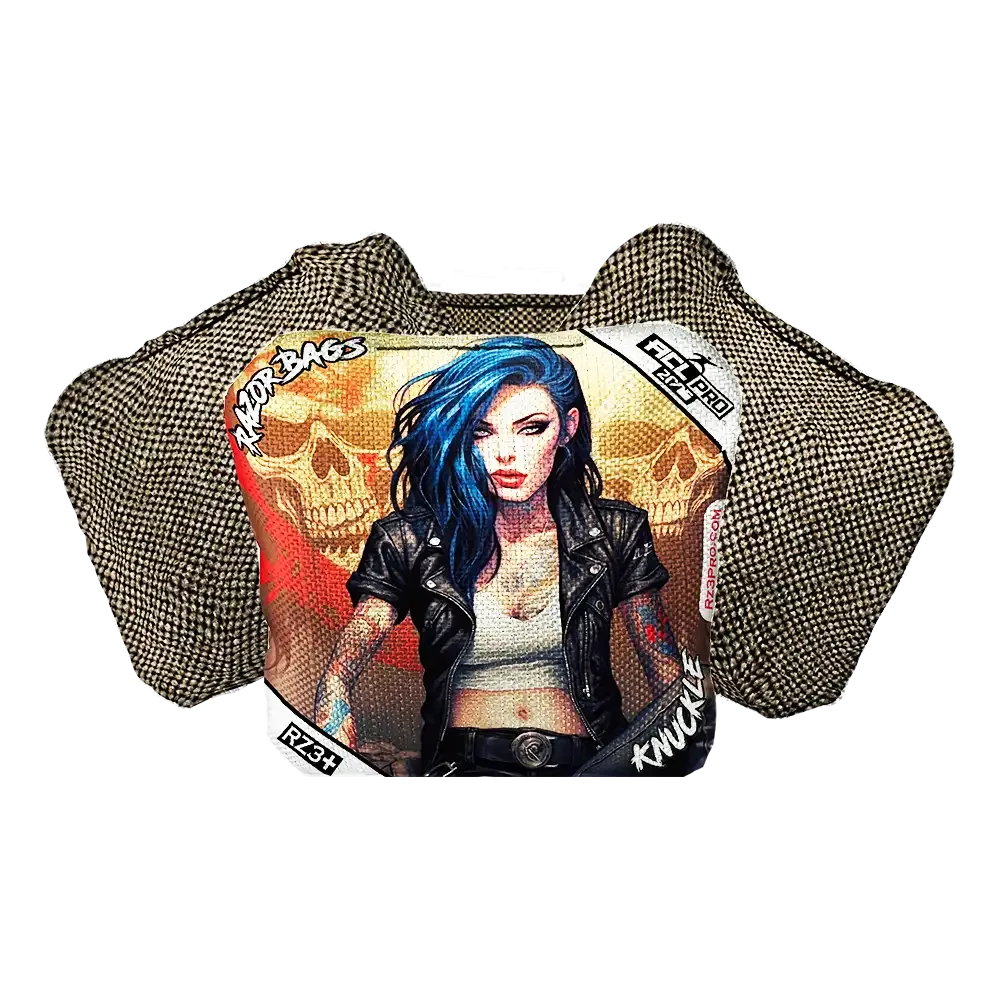 Knuckle | Woman Skulls | ACL PRO Razor Cornhole Bags
