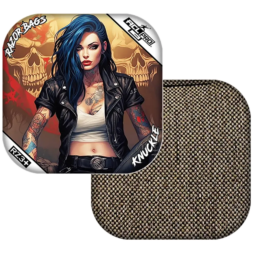 Knuckle | Woman Skulls | ACL PRO Razor Cornhole Bags