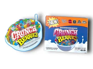 Krunch Berriez Mylar Bag with Box 3.5 Grams Die Cut