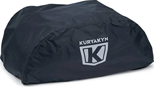Kuryakyn 5281 Momentum Hitchhiker Motorcycle Travel Luggage: Weather Resistant Trunk Rack Bag, Black