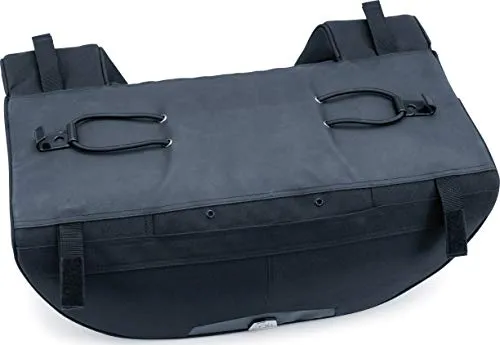 Kuryakyn 5281 Momentum Hitchhiker Motorcycle Travel Luggage: Weather Resistant Trunk Rack Bag, Black