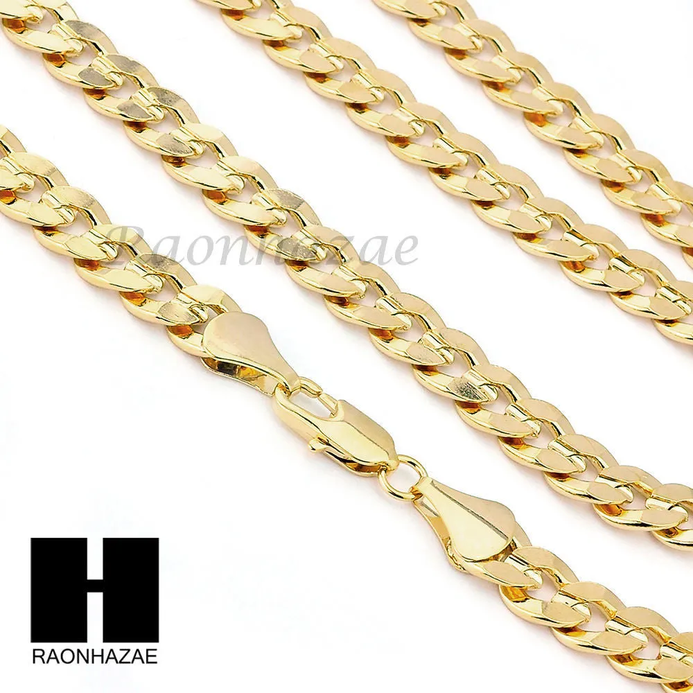 L JESUS FACE ROUND PENDANT & DIAMOND CUT CUBAN LINK CHAIN NECKLACE NN55