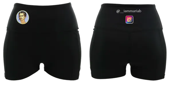 Ladies sports pocket shorts