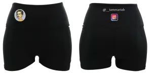Ladies sports pocket shorts
