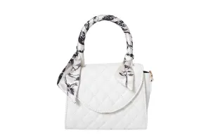 Ladies Top Handle Fashion Quilted Satchel Bag