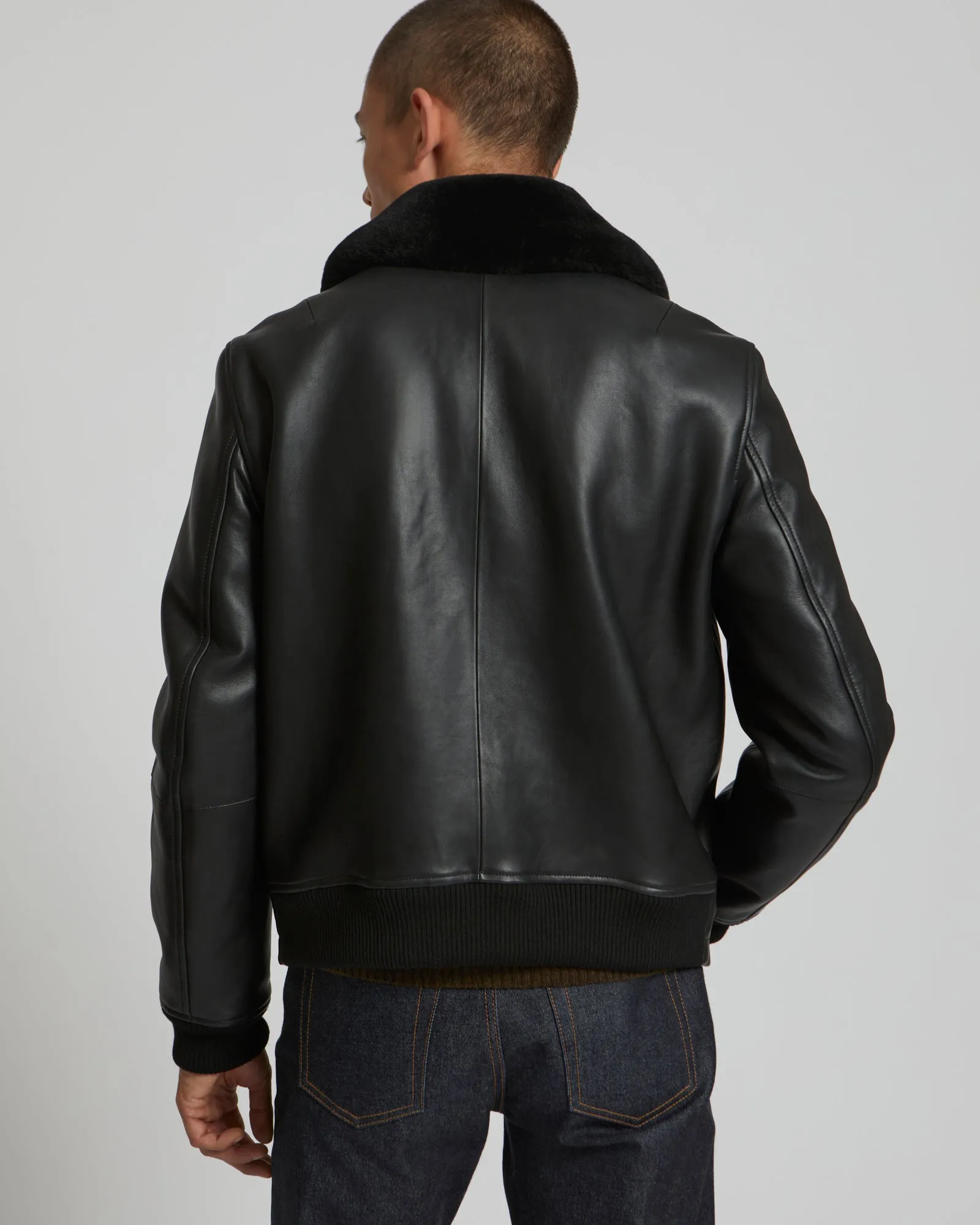 Lamb leather jacket