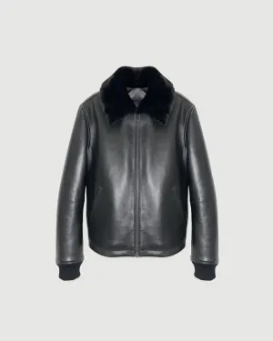 Lamb leather jacket