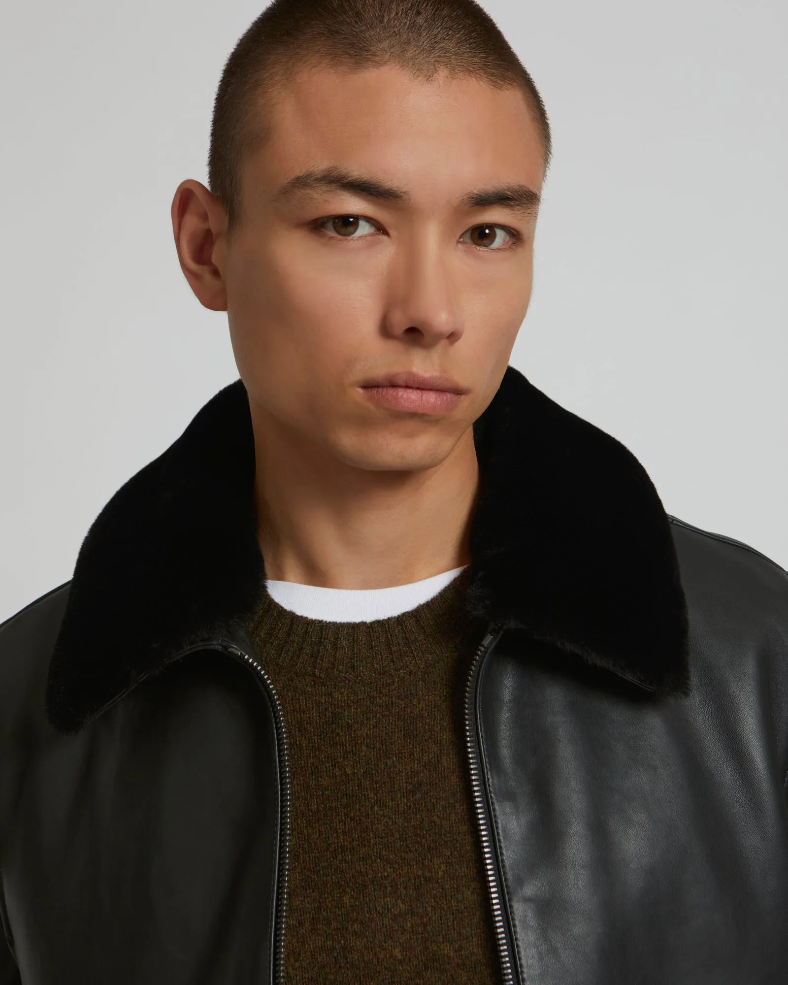 Lamb leather jacket