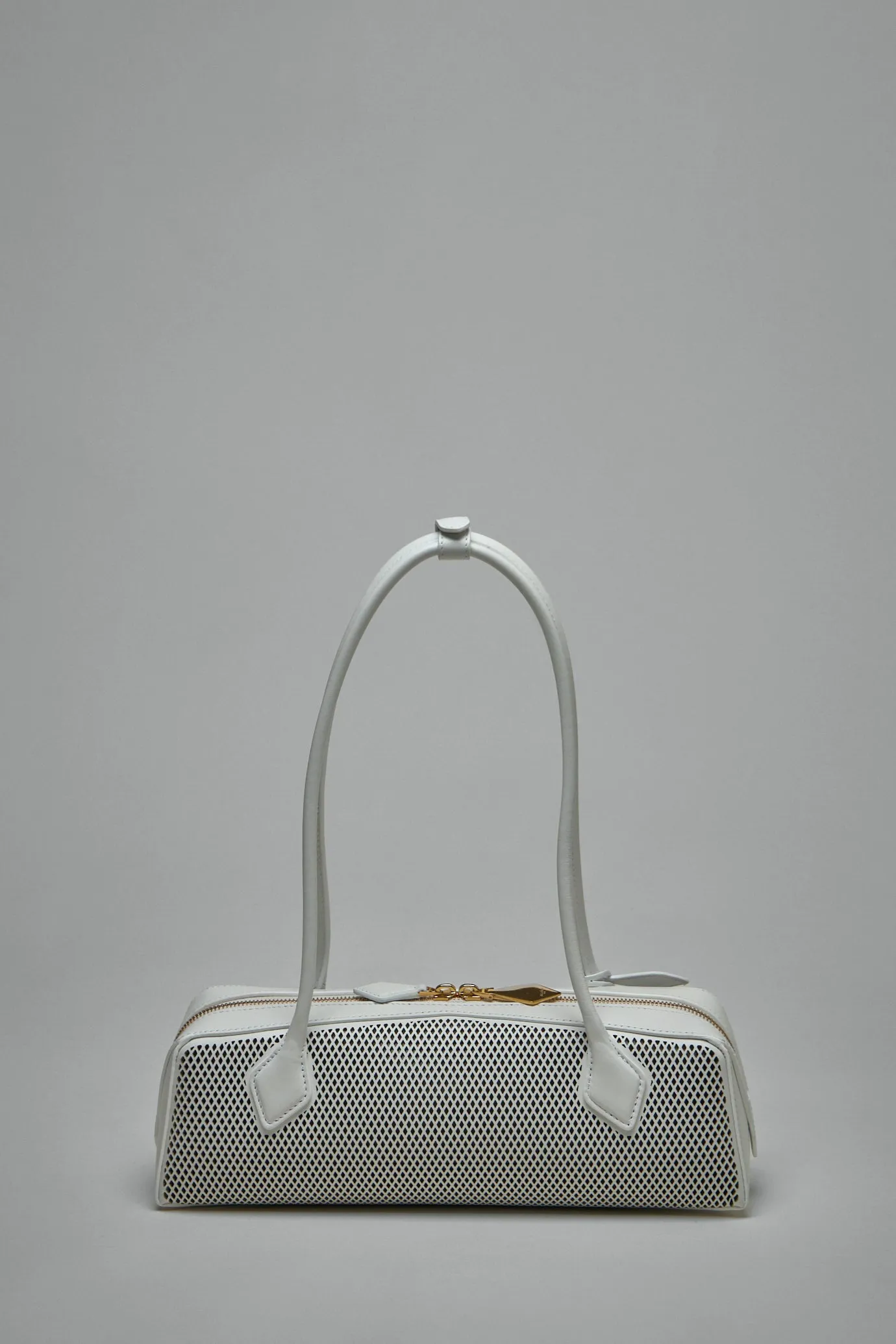 Le Teckel Medium Bag in Perforated Leather