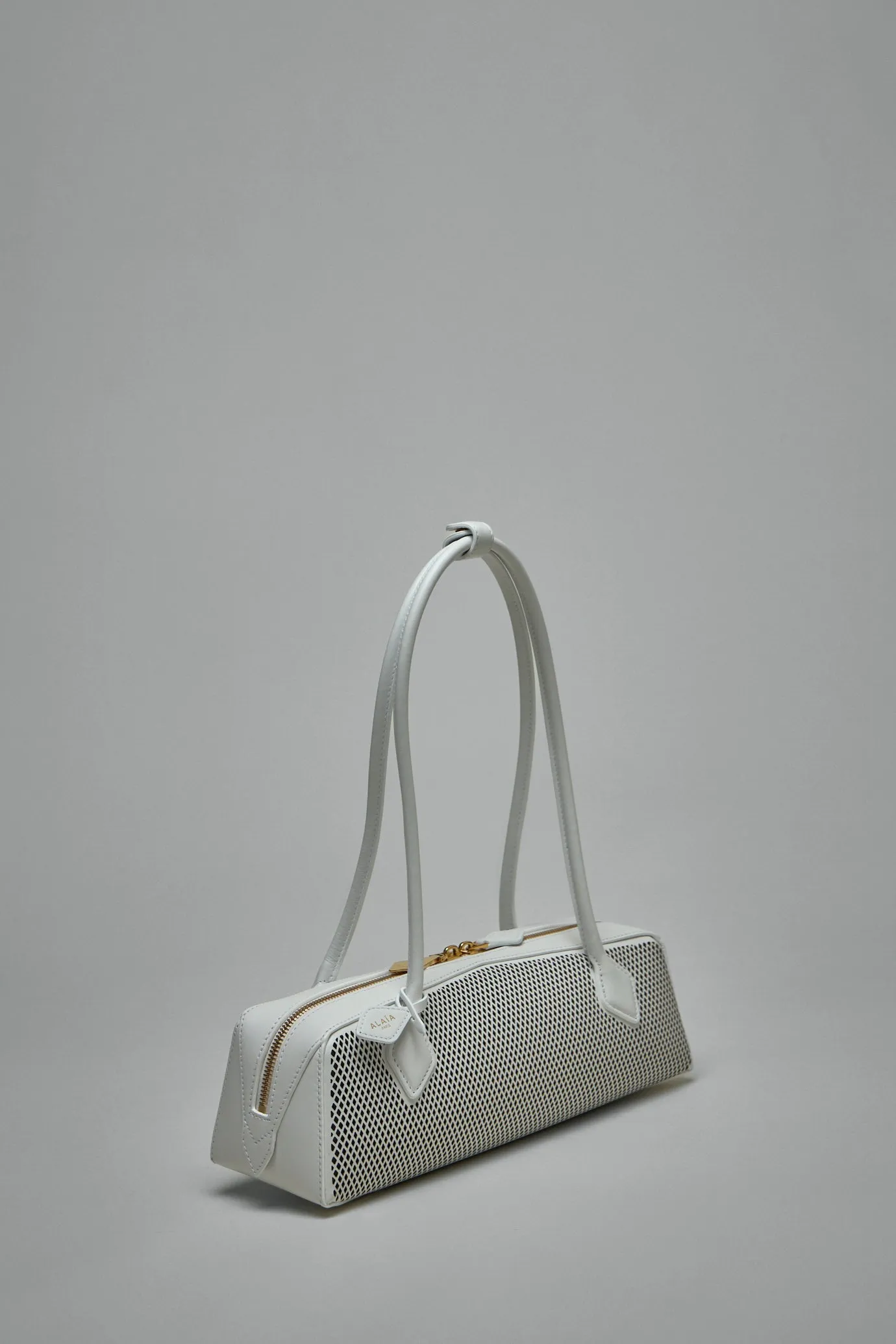 Le Teckel Medium Bag in Perforated Leather