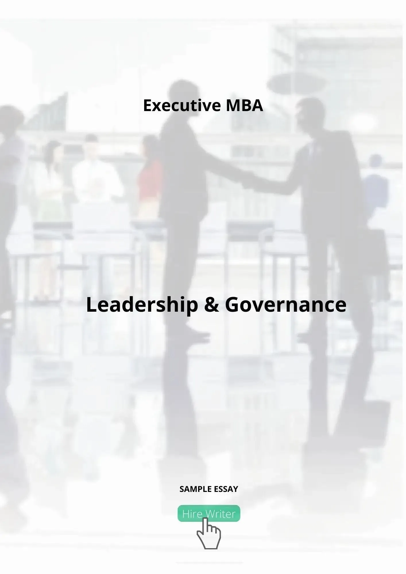 Leadership & Governance