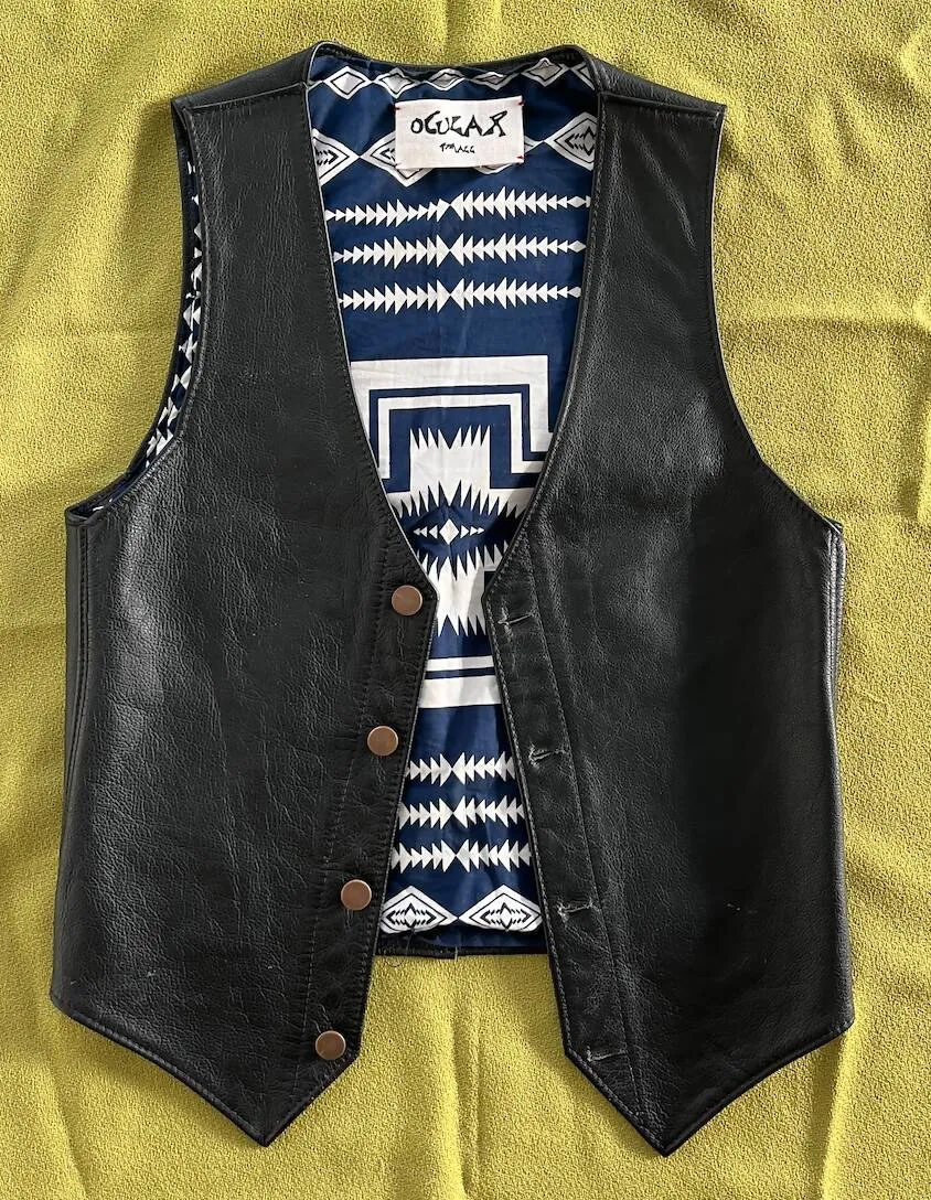 Leather Disco Vest