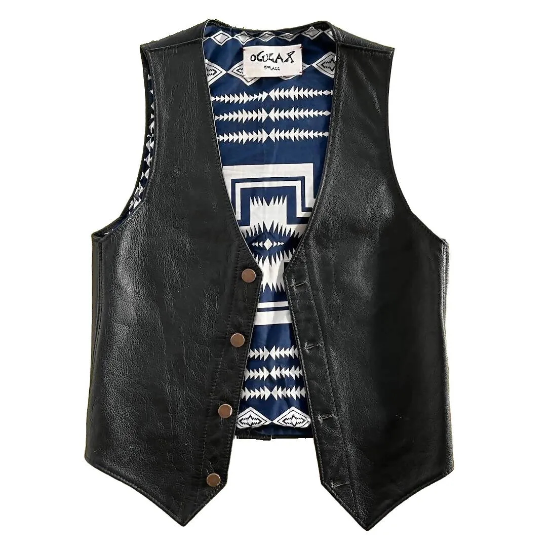 Leather Disco Vest