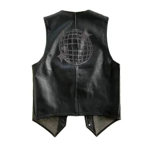 Leather Disco Vest