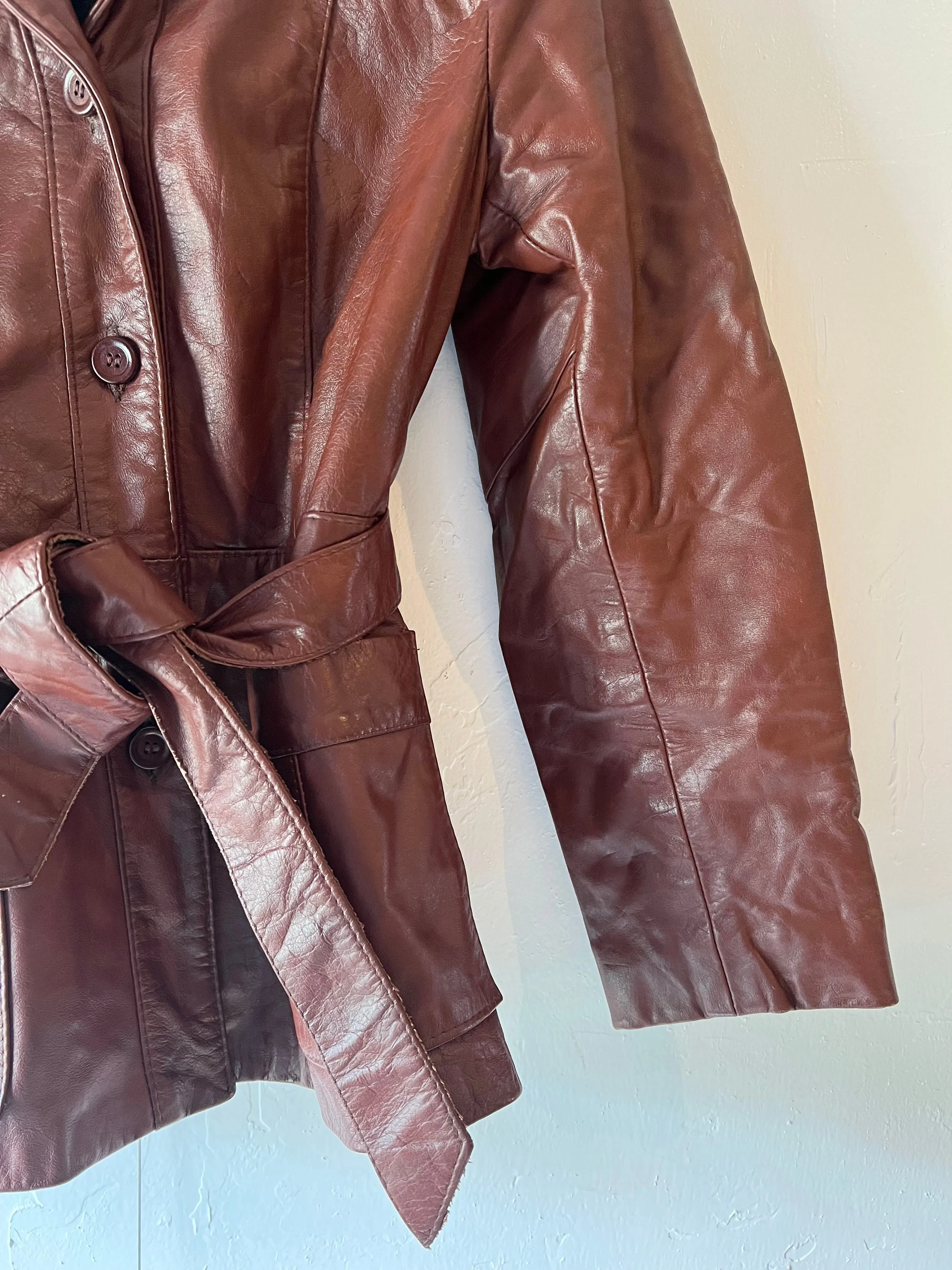 Leather Oxblood Jacket