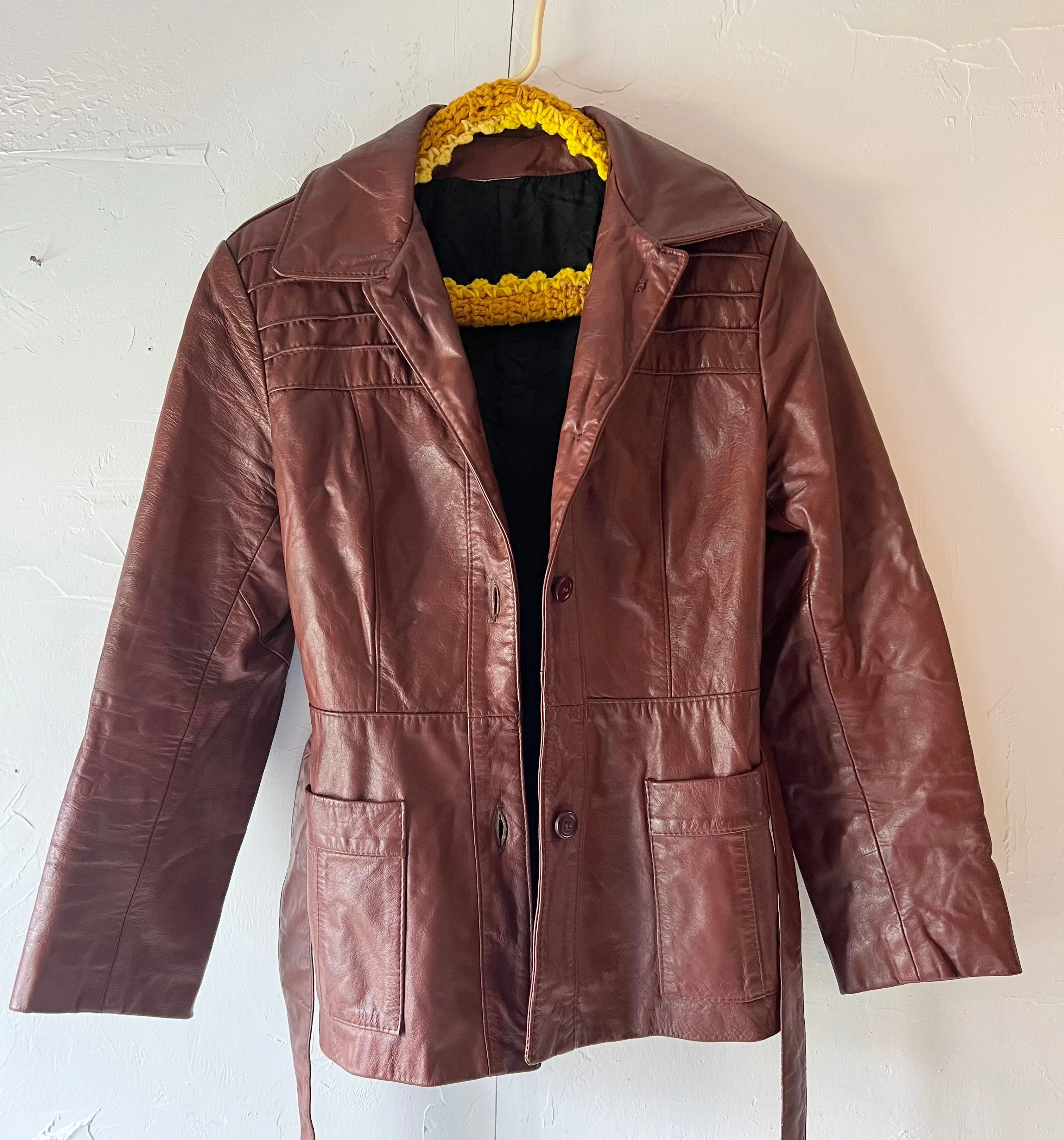 Leather Oxblood Jacket