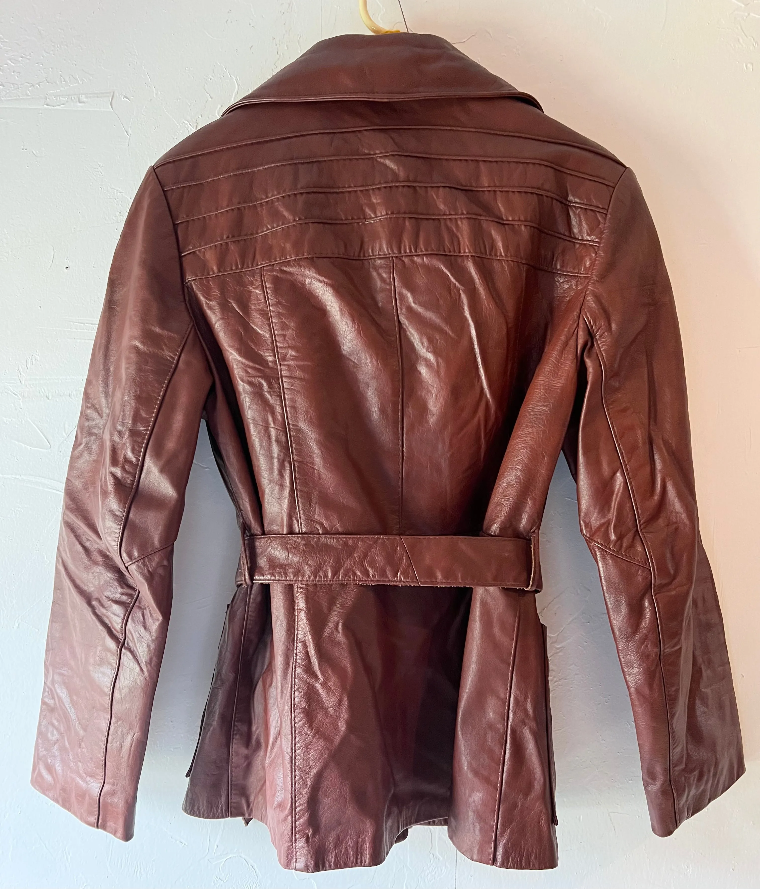 Leather Oxblood Jacket