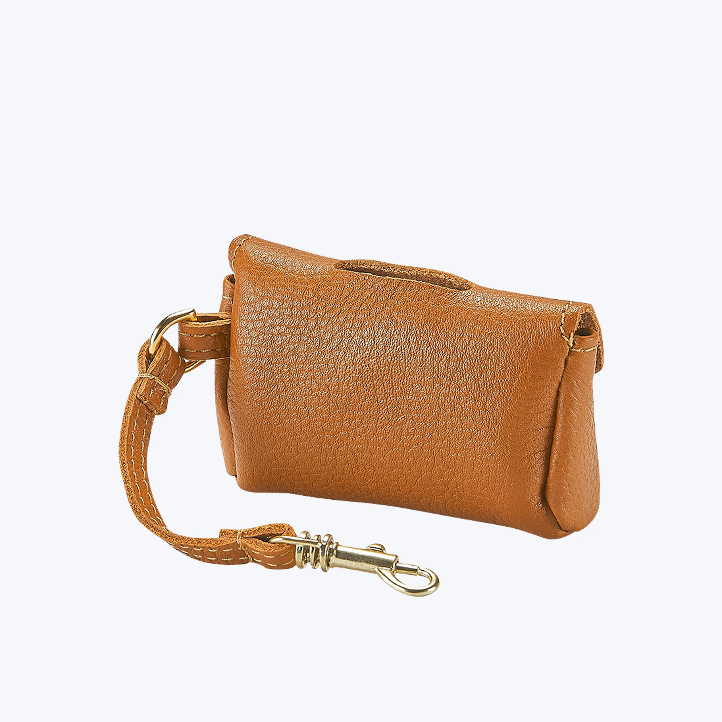 Leather Pet Waste Bag Holder
