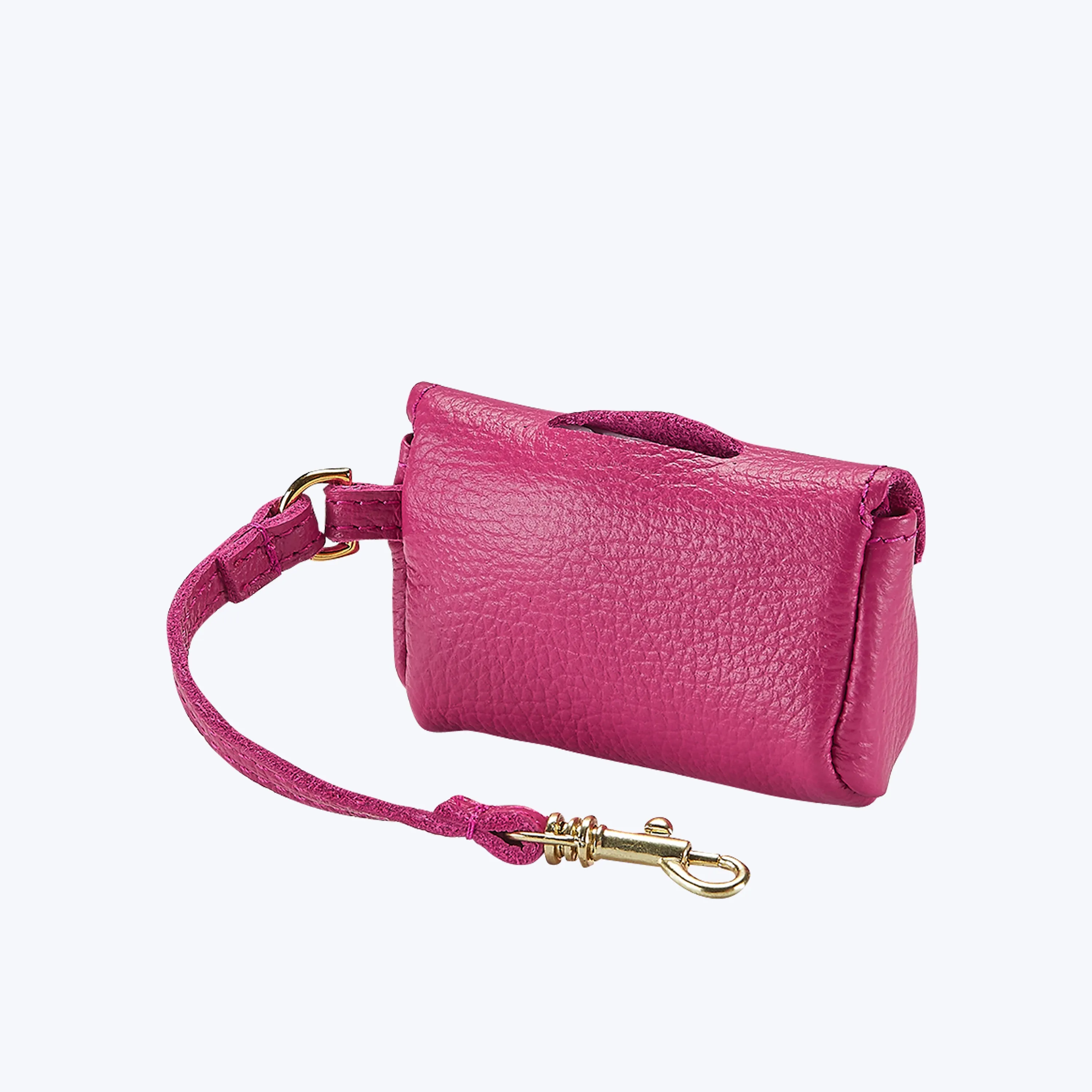 Leather Pet Waste Bag Holder
