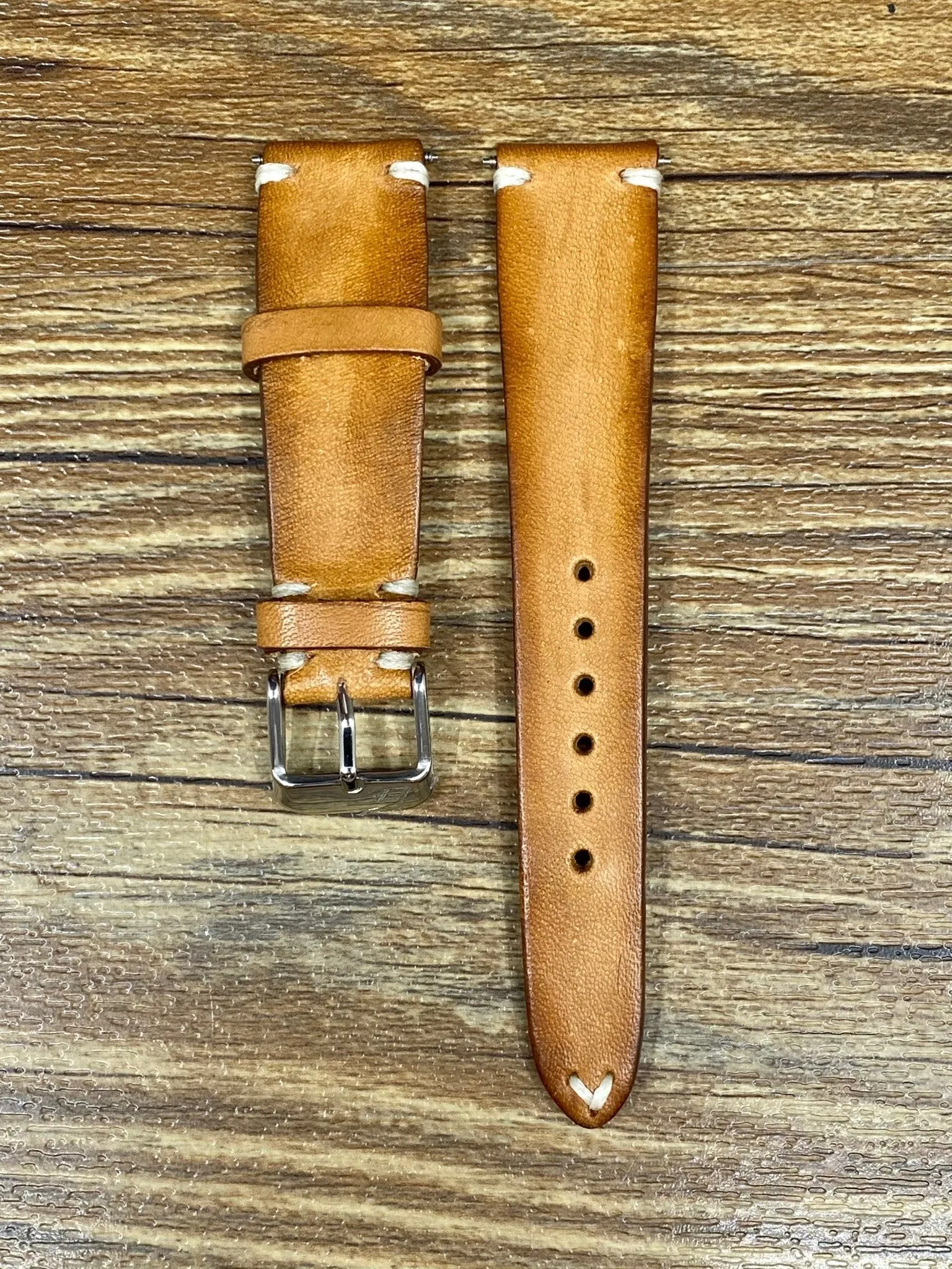 Leather Watch Straps 20mm, Vintage Brown Leather Mens Wrist Watch Band Replacement, Personalise Christmas Gift idea, Hand Stitched Vintage Faded Brown Leather Watch Straps, Watch Straps 19mm for Rolex