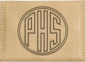 Leatherette Business Card Holder