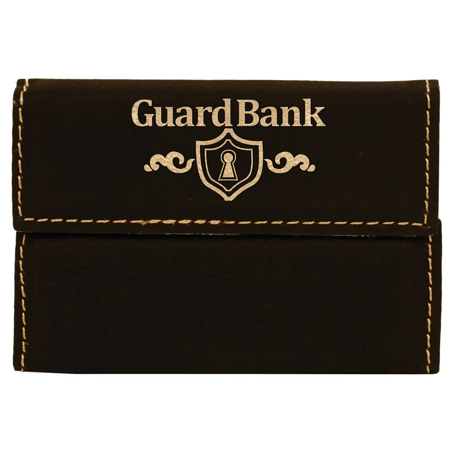 Leatherette Business Card Holder