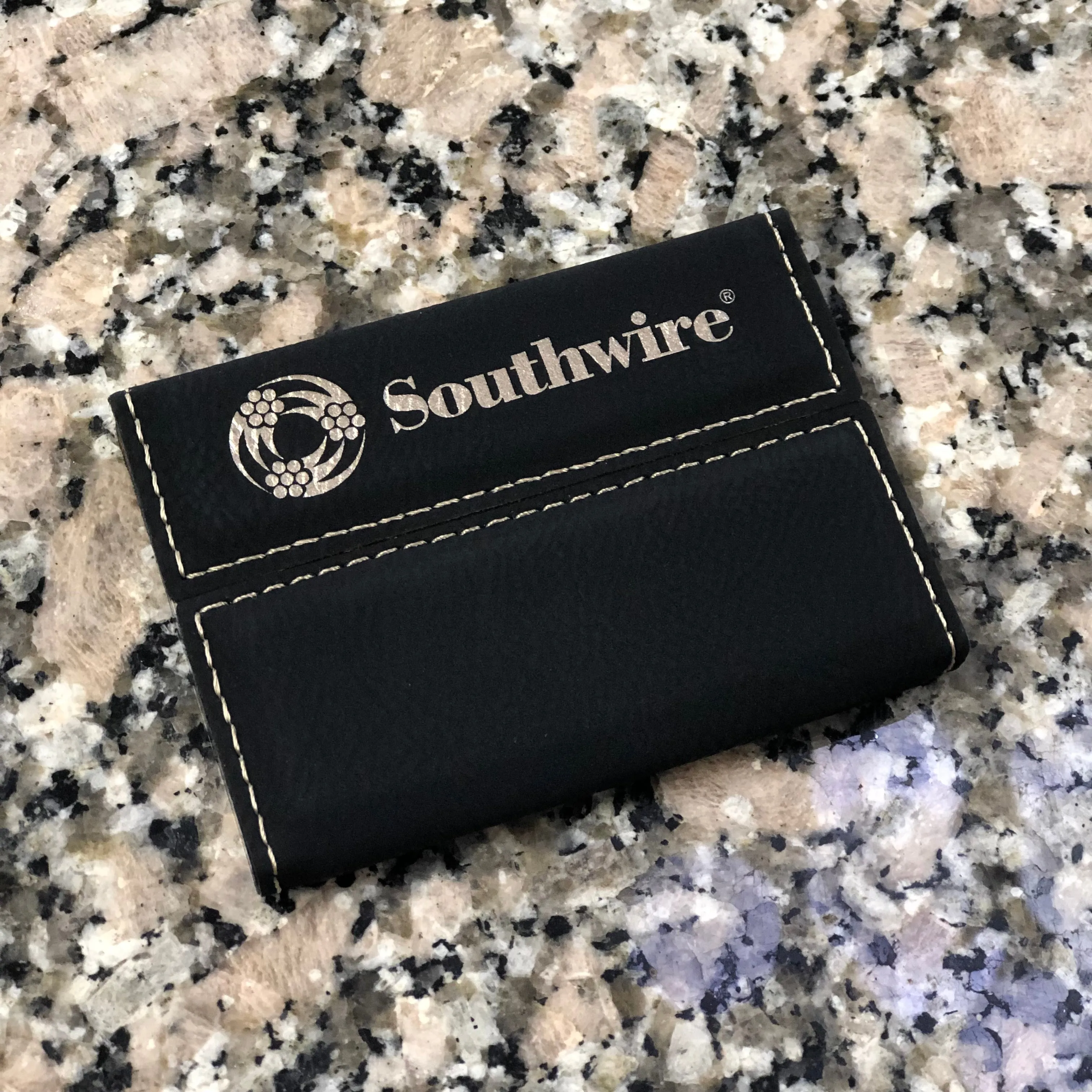 Leatherette Business Card Holder