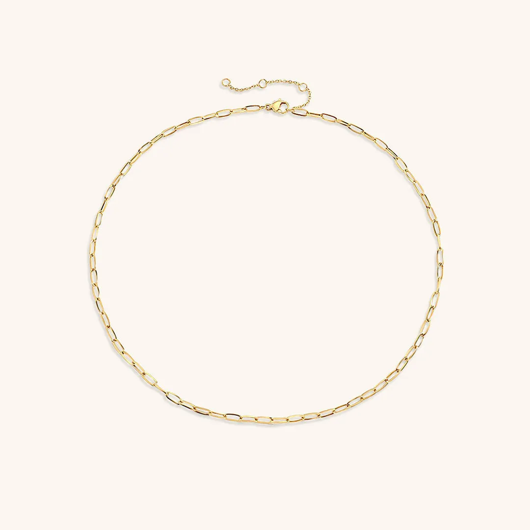 Ledia™ | Paperclip Chain Necklace