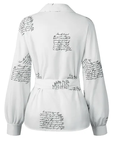 Letter Print Top
