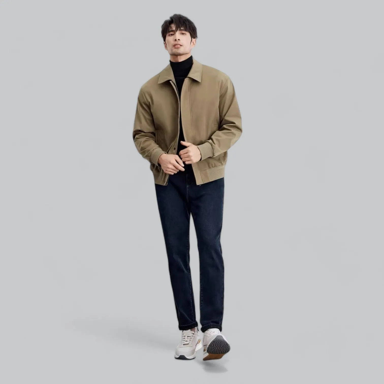 Lightweight Business Jacket | Short Buttoned Design, Breathable Fabric, Perfect for Professional Wear