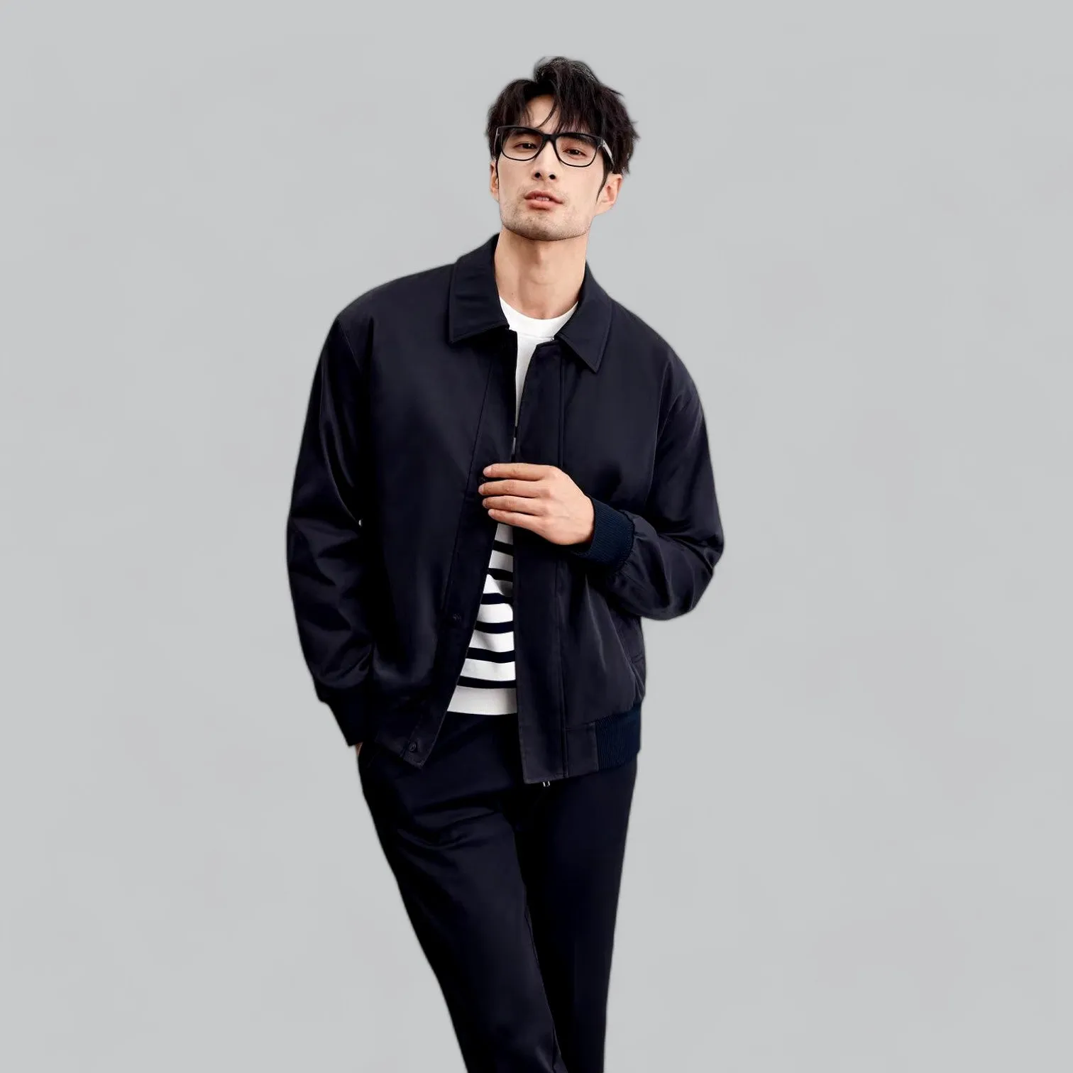 Lightweight Business Jacket | Short Buttoned Design, Breathable Fabric, Perfect for Professional Wear