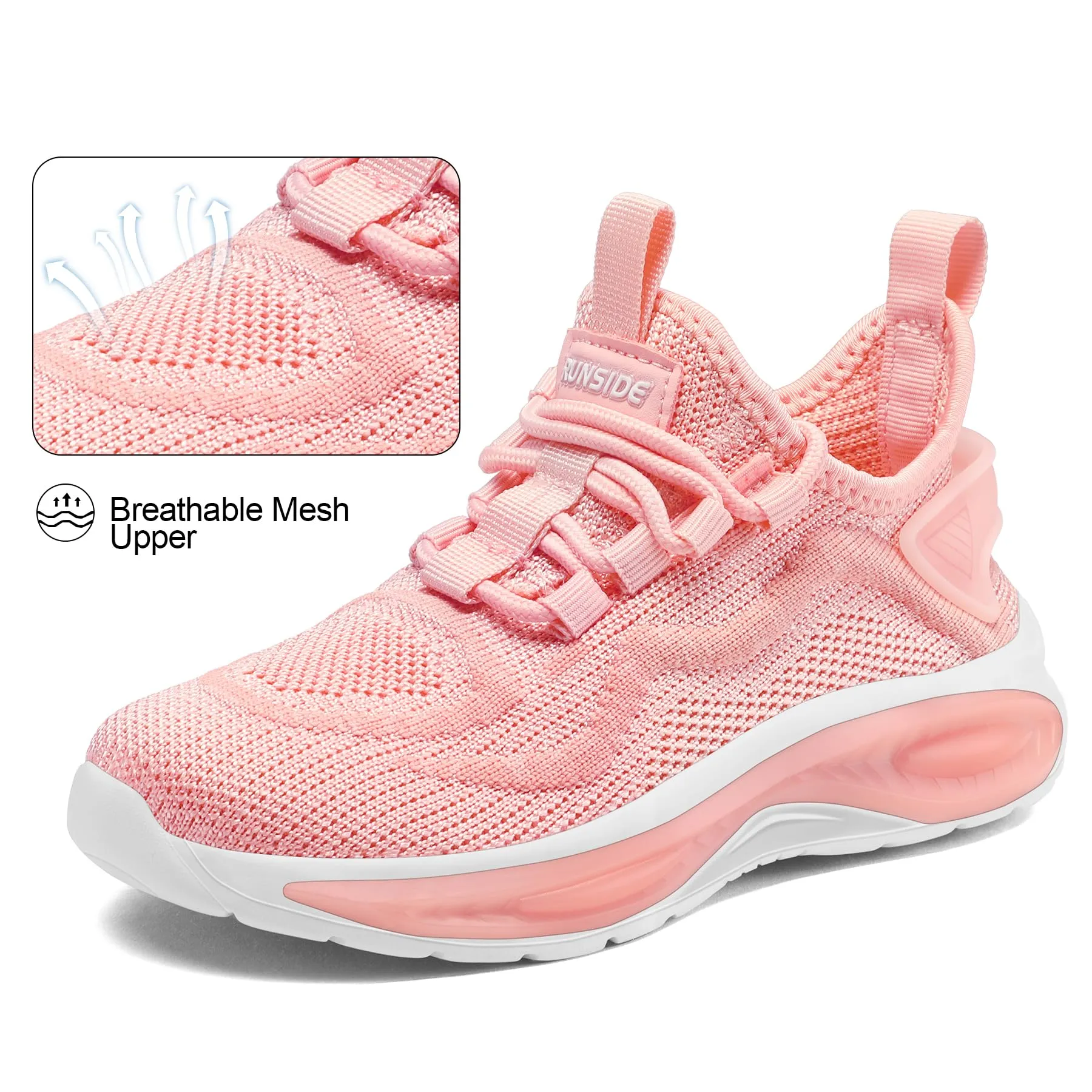 Lightweight Sports Sneakers Solid Color