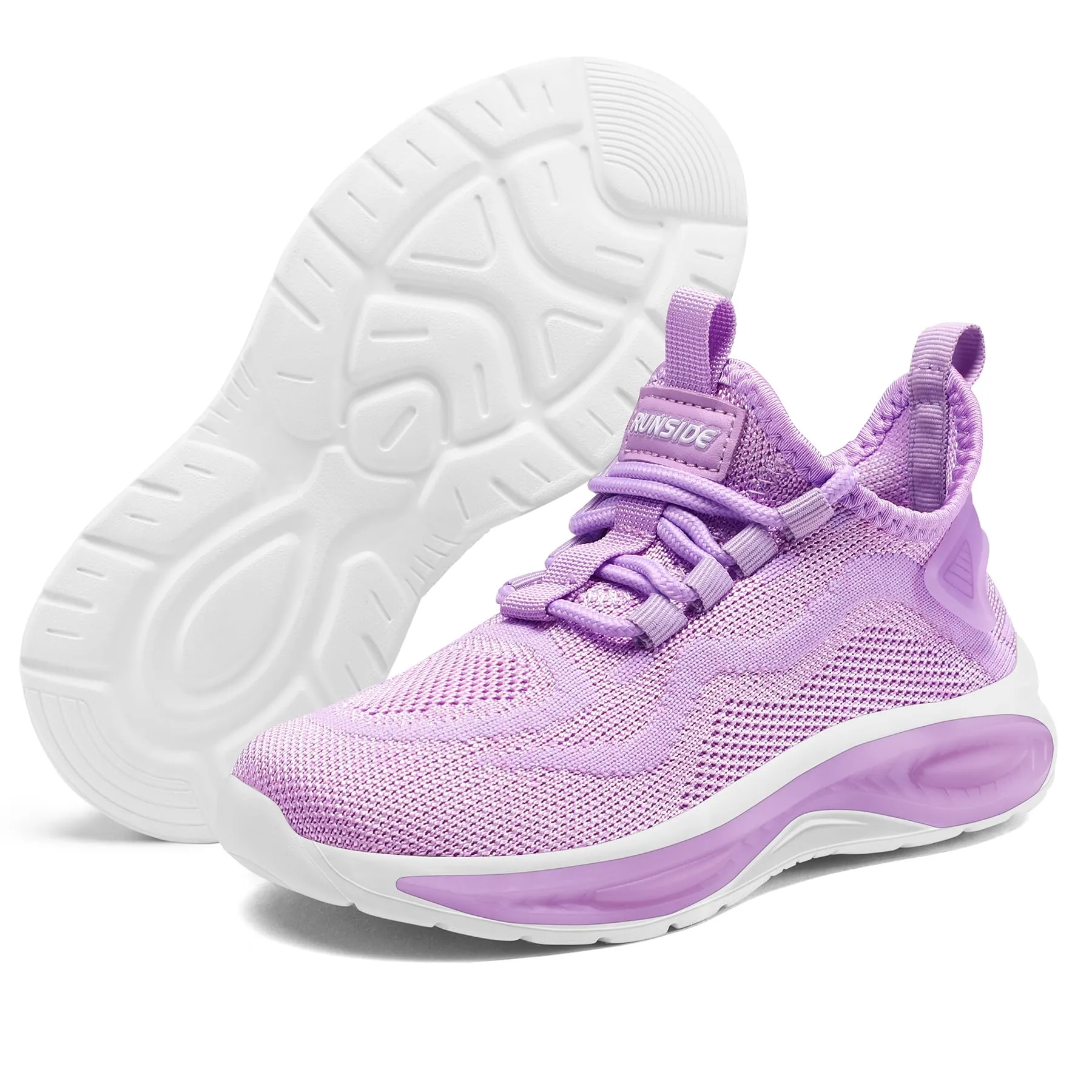 Lightweight Sports Sneakers Solid Color