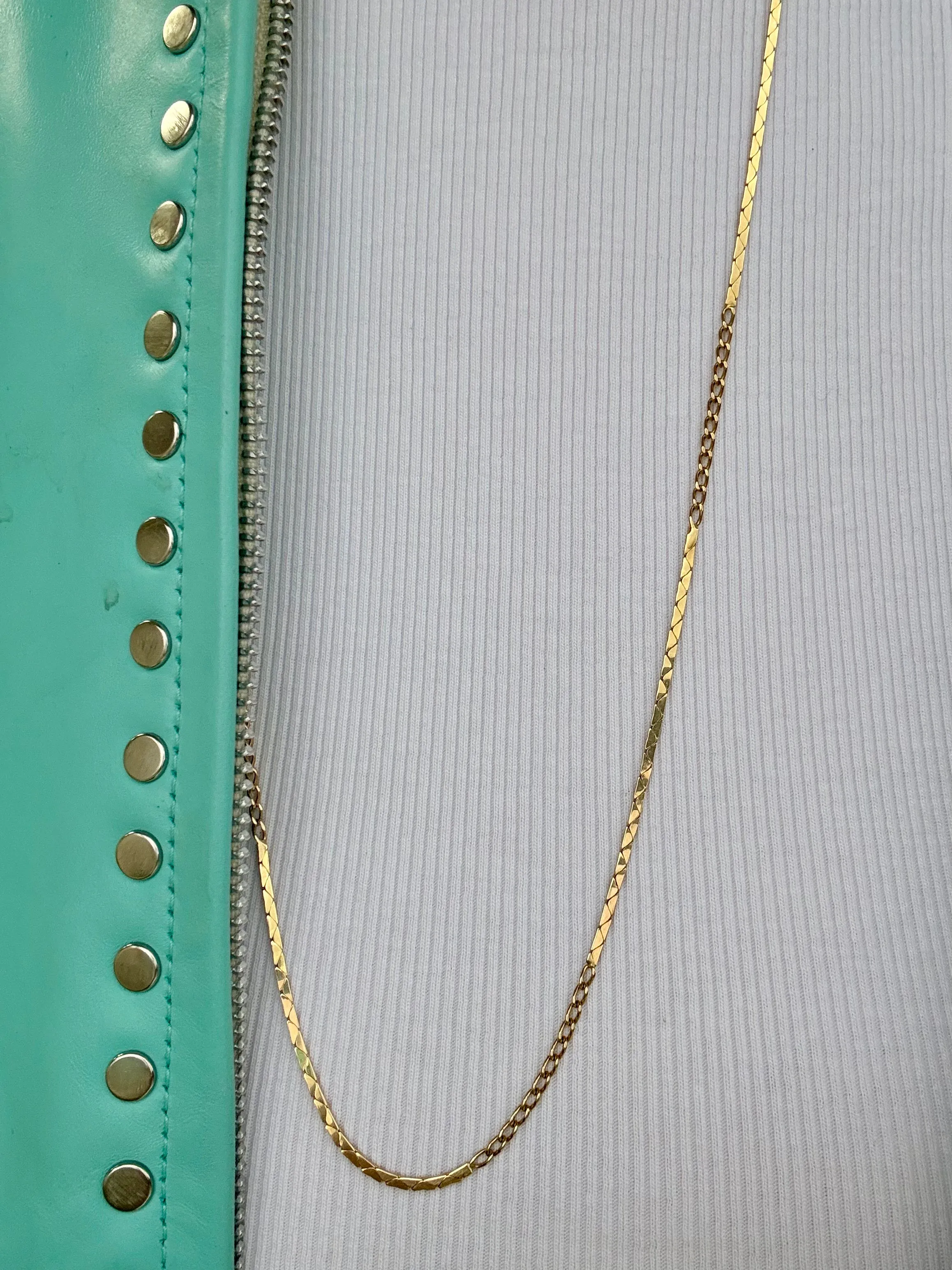 Link Necklace, 14k