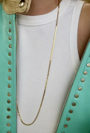 Link Necklace, 14k