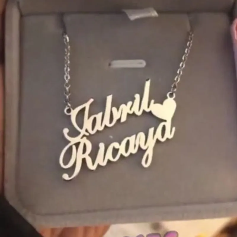 List of Love names necklace