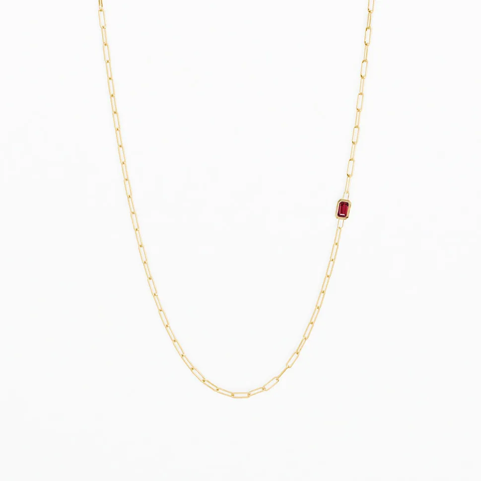 Lola Necklace in Ruby