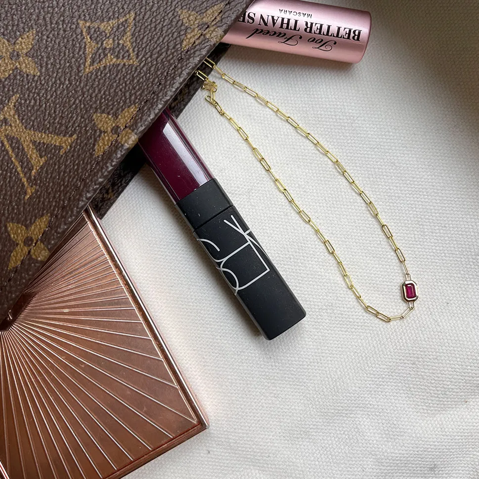 Lola Necklace in Ruby