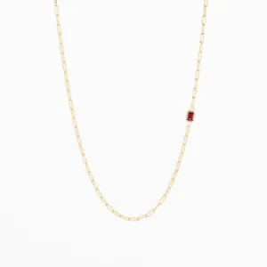 Lola Necklace in Ruby