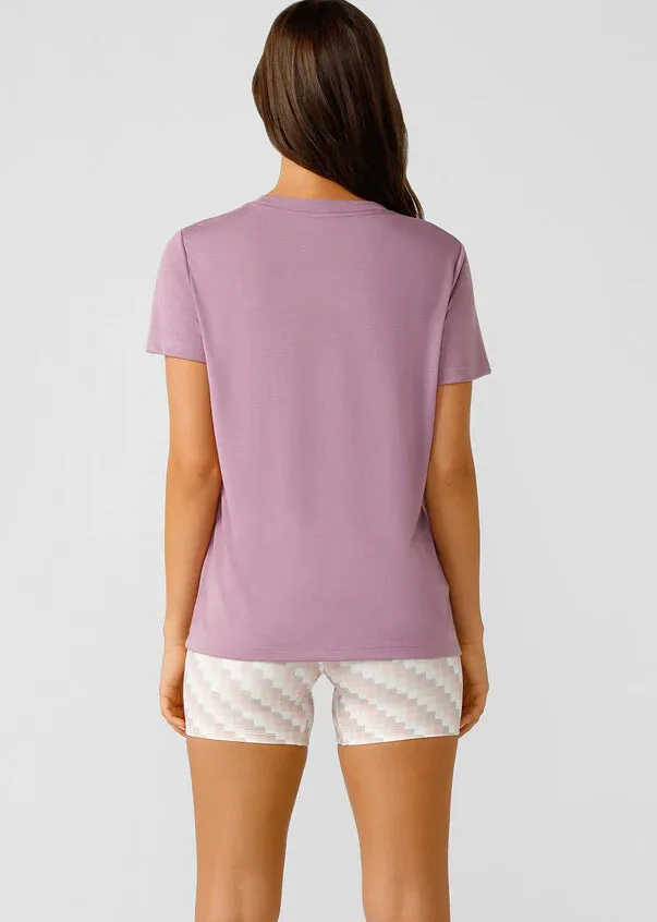 Lorna Jane Lotus T-Shirt - New Orchid