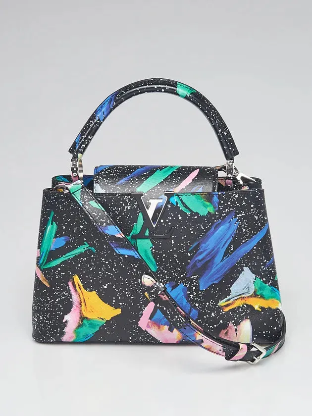 Louis Vuitton C’apucines MM Abstract Galaxy Print Handbag
