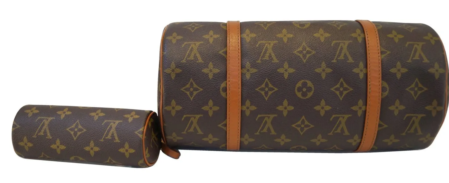 LOUIS VUITTON Monogram Brown Papillon 30 Shoulder Bag