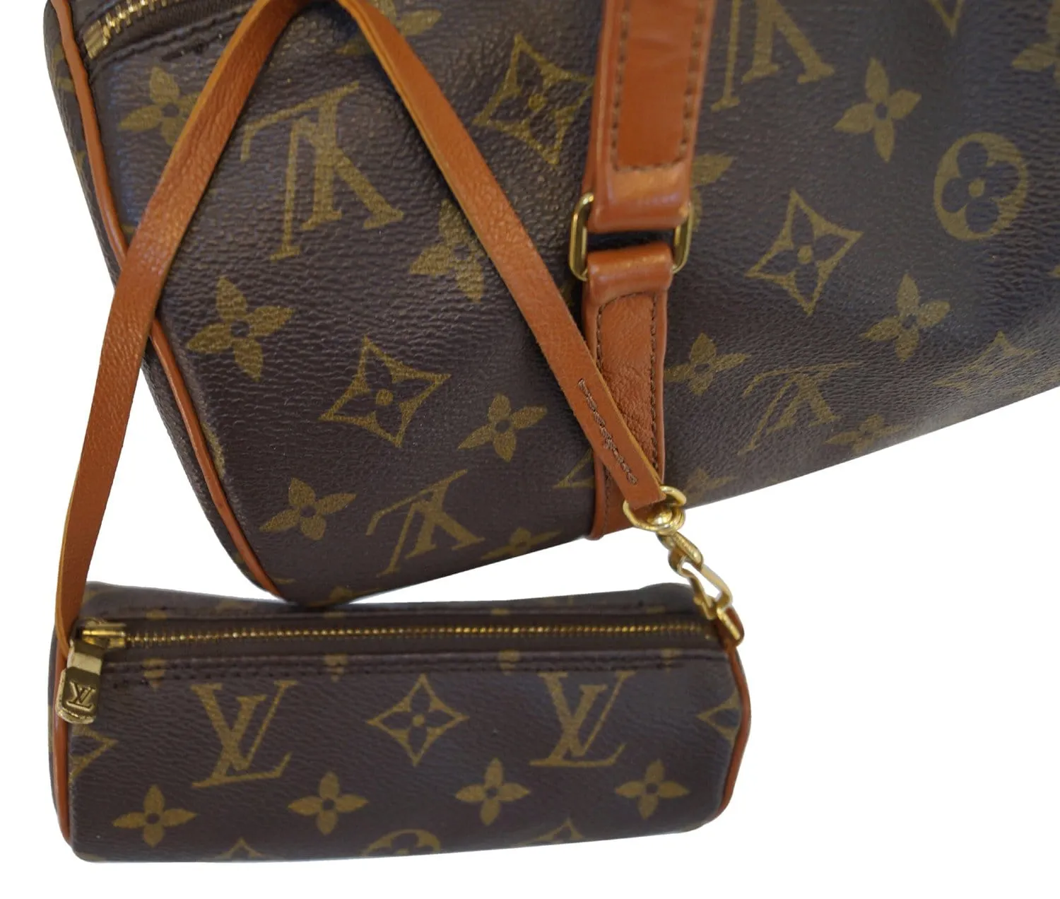 LOUIS VUITTON Monogram Brown Papillon 30 Shoulder Bag