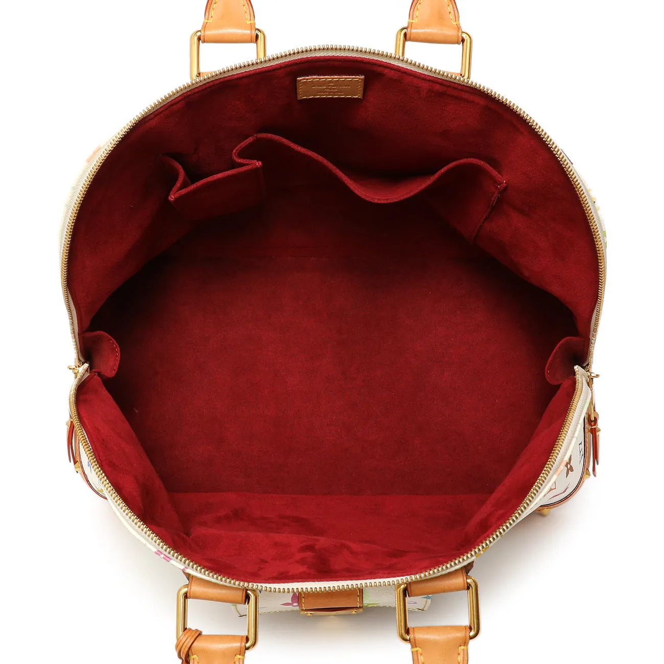 Louis Vuitton White Multicolor Monogram Alma GM