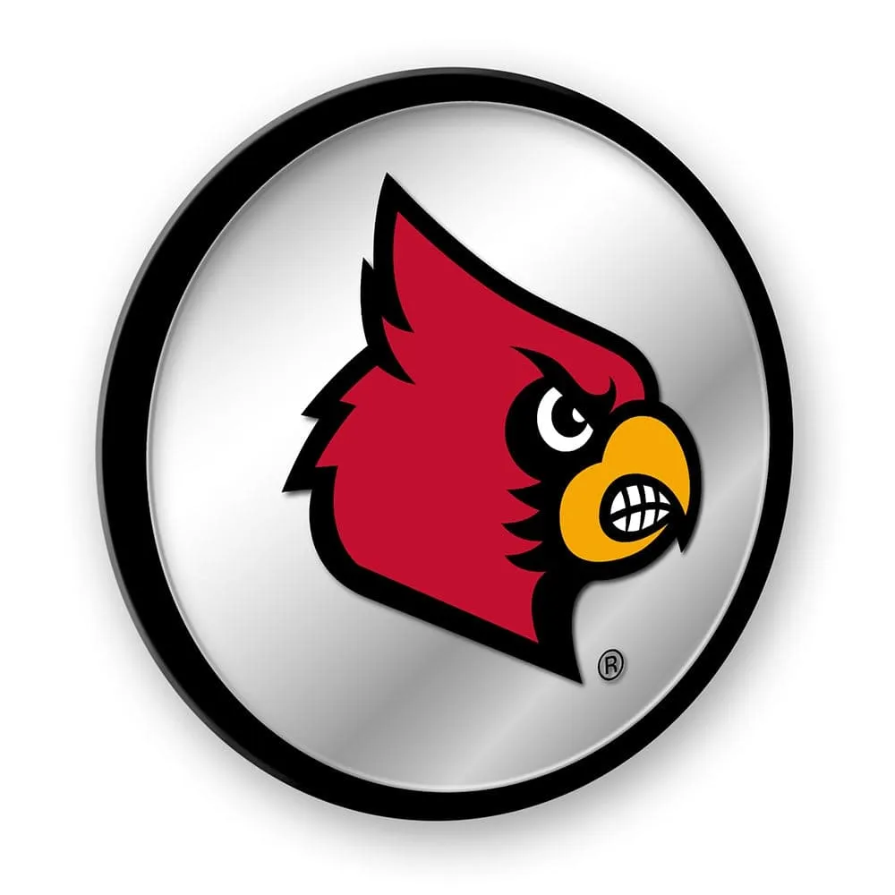 Louisville Cardinals: Modern Disc Mirrored Wall Sign