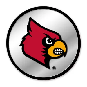 Louisville Cardinals: Modern Disc Mirrored Wall Sign