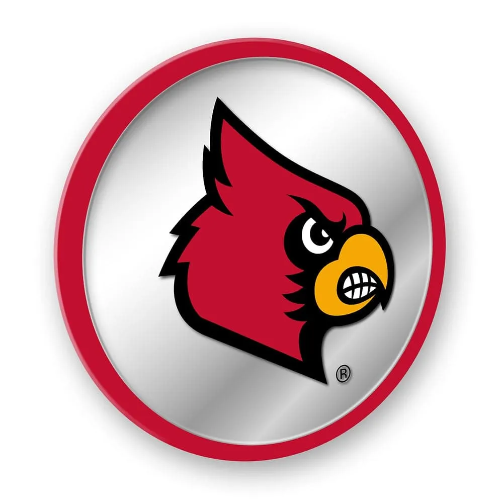 Louisville Cardinals: Modern Disc Mirrored Wall Sign